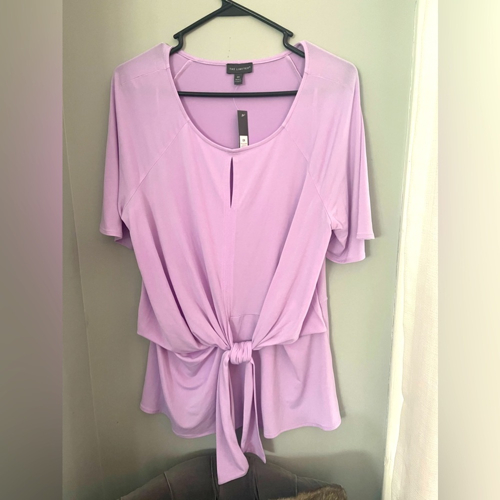NWT plus size purple lilac blouse 0x